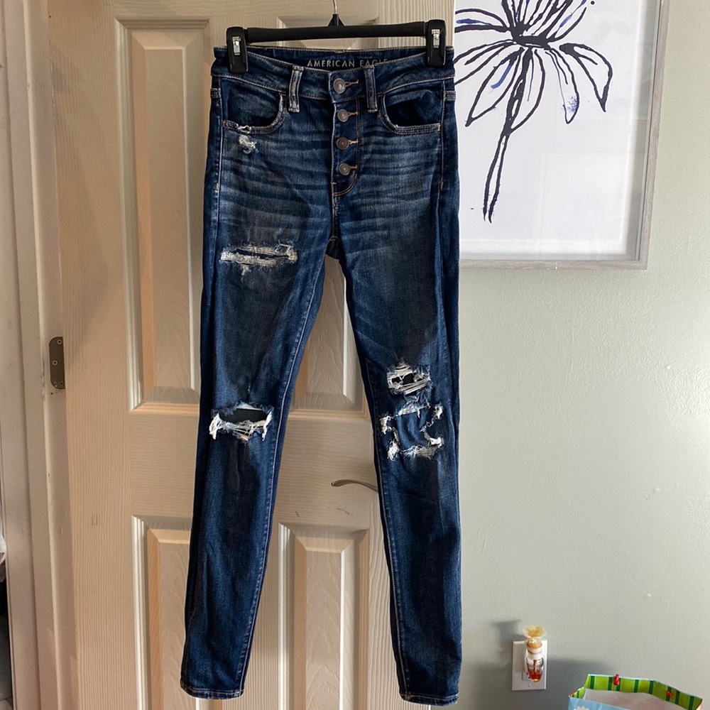 American eagle 2R worn once next level stretch jeans high rise jegging